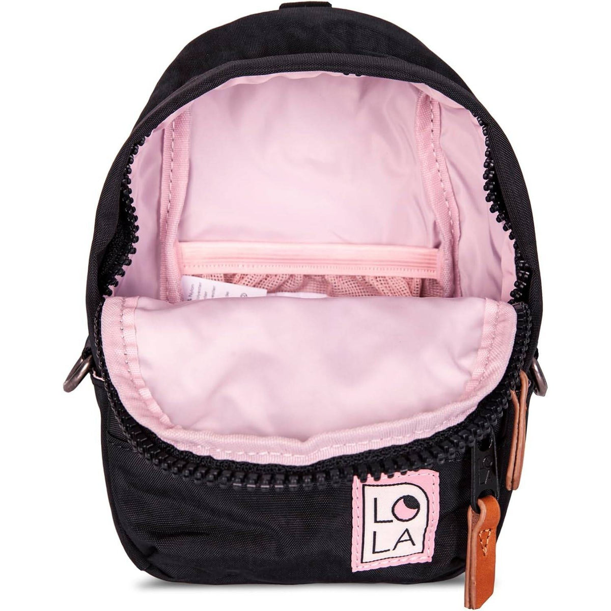 MSRP $39 Lola Mondo Women's Stargazer Black Mini Convertible Backpack