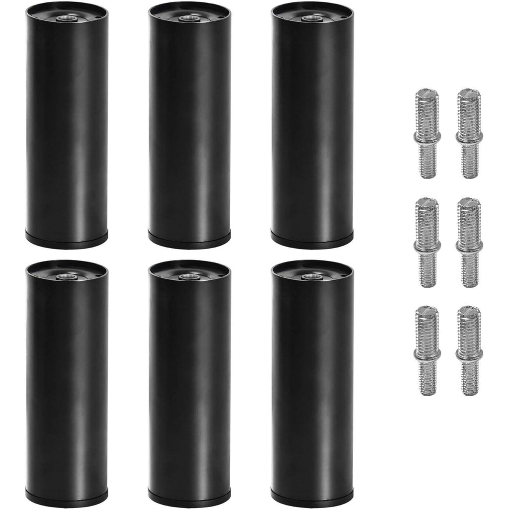Set of 6 Skuehod 7" Metal Bed Legs Heavy Duty Frame Feet Replacement Support