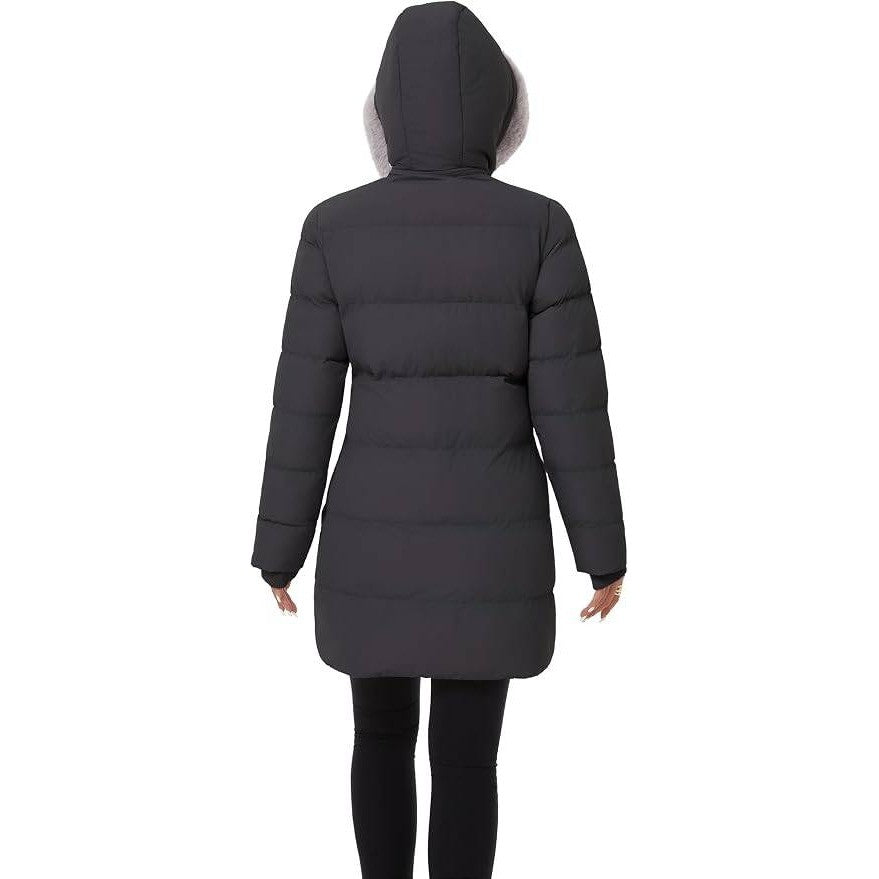MSRP $58 Oelise Women's 2XL Winter Thicken Puffer Coat Warm Snow Jacket