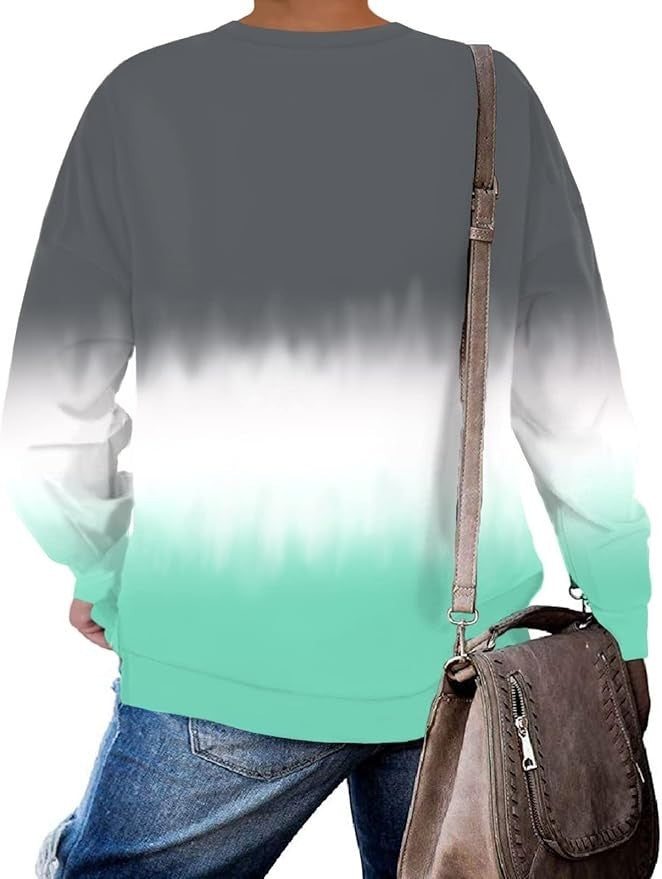 DOLNINE Women's Plus-Size 14W-28W Sweatshirts Casual Tops Side Slit Pullovers Sh