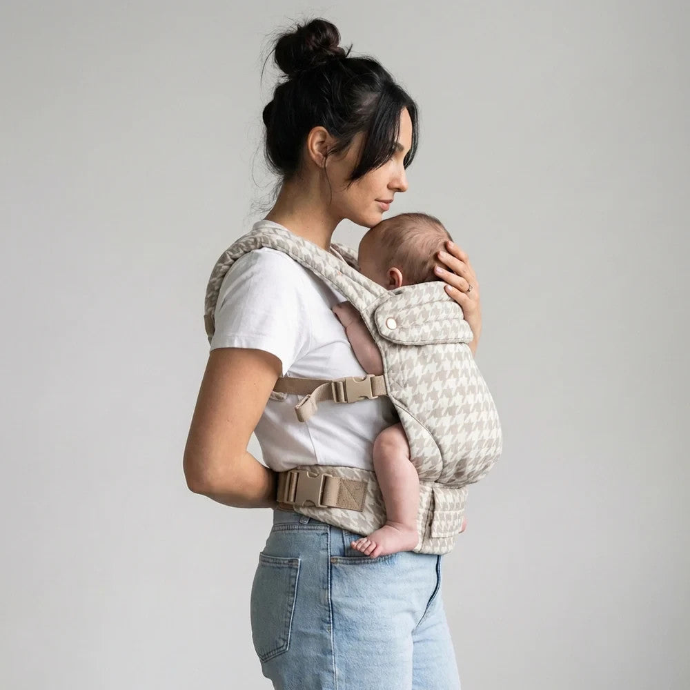 Ergonomic Baby Carrier for Newborn to Toddler, Lightweight & Breathable Cotton I