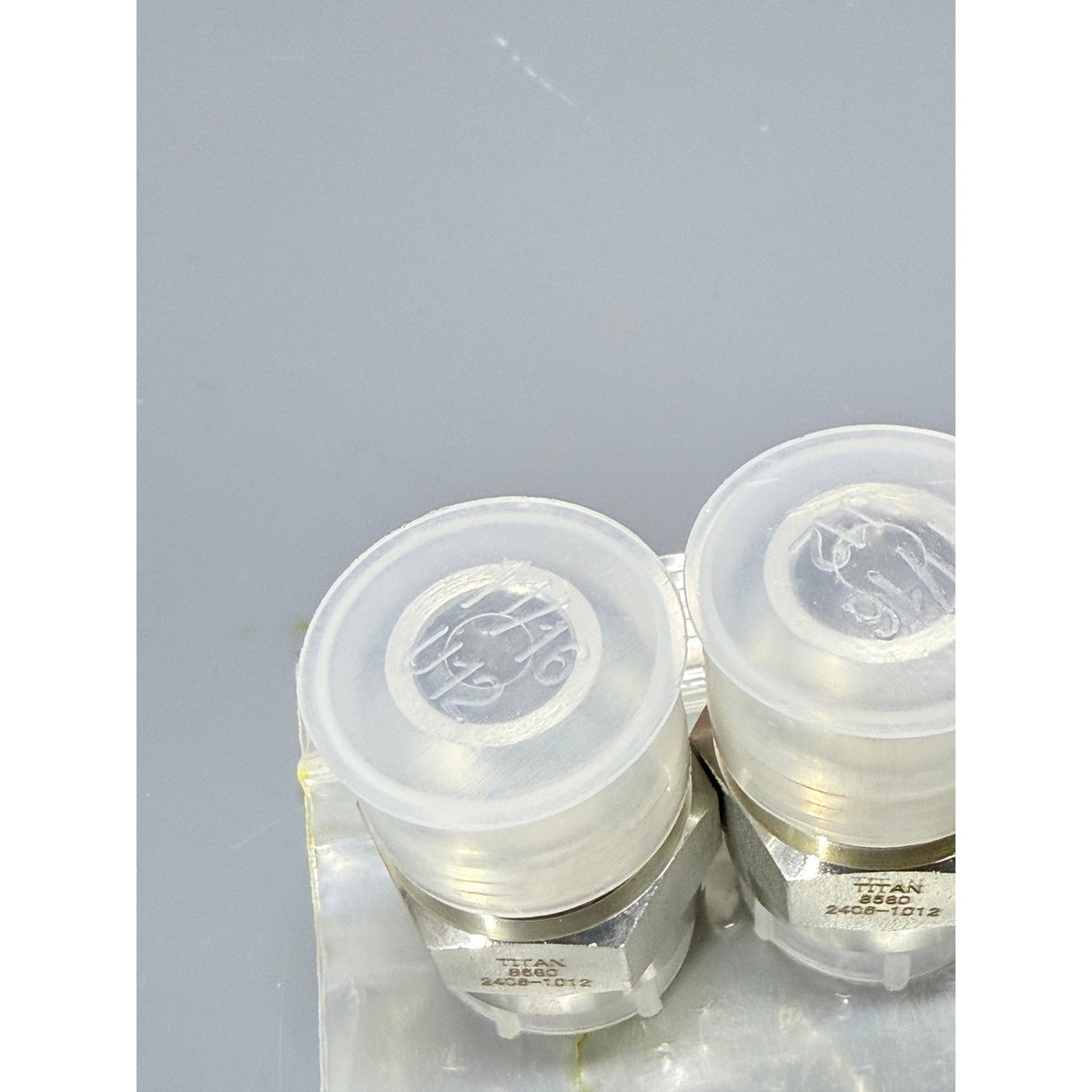 Set of 3 Titan 2406-10-12 Tube Expander-Reducer 5/8" JIC Female x 3/4" JIC Male
