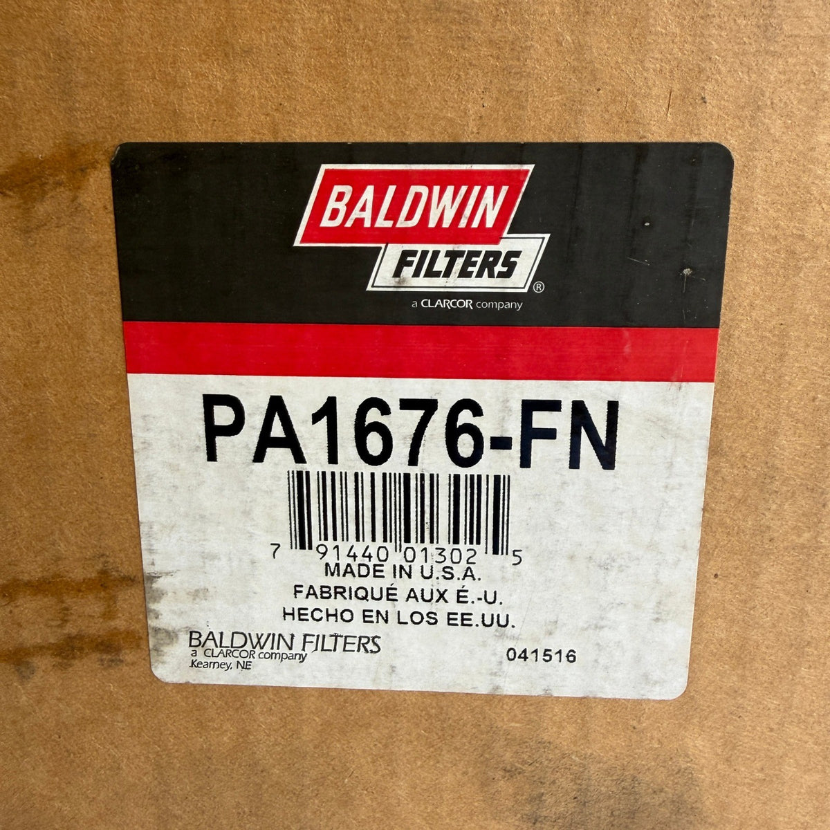Baldwin Axial Seal Air Filter PA1676-FN