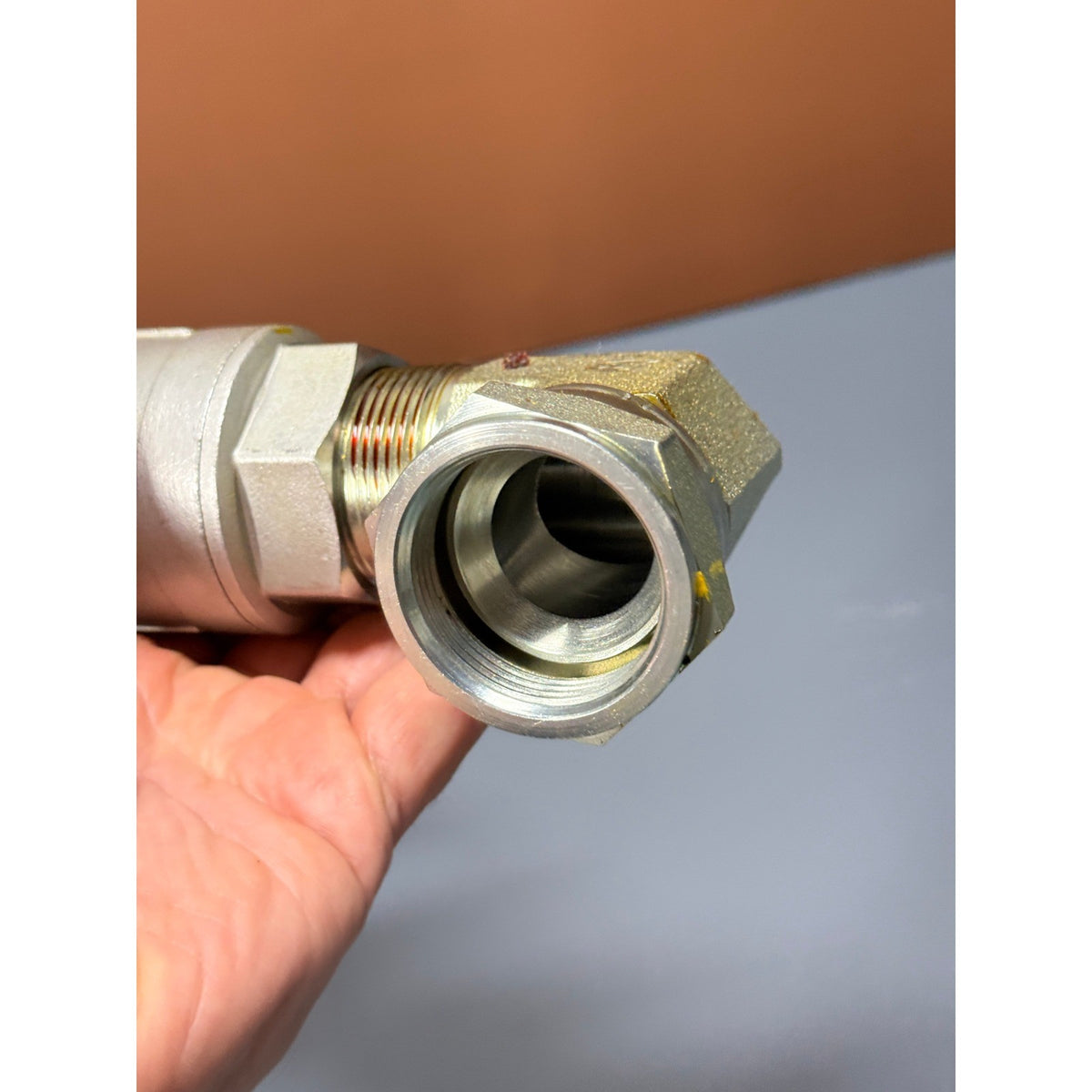 1-1/4" CF8M Stainless Ball Valve 1000WOG Assembly w/ Elbow & Adapter Fittings