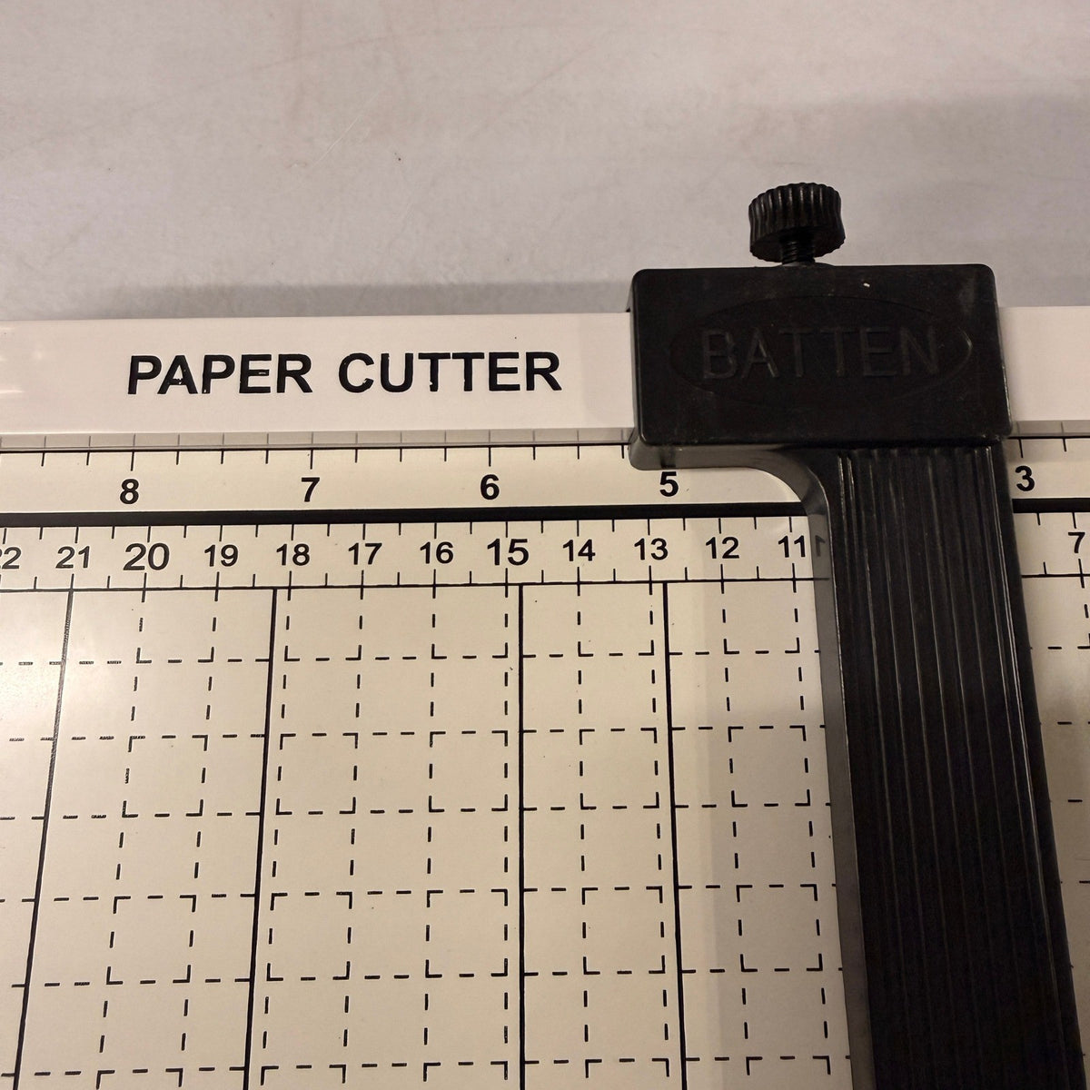 A4 Guillotine Paper Cutter 12" x 10" White Paper Trimmer w/ Multi Sheet Capacity