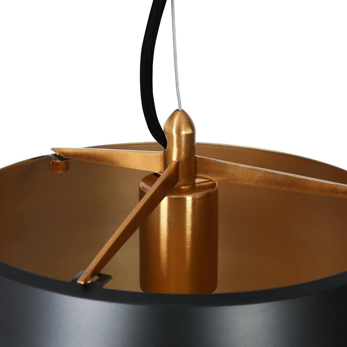 KSANA Pendant Light Fixtures, Modern Pendant Hanging Lights Black & Copper Farmh
