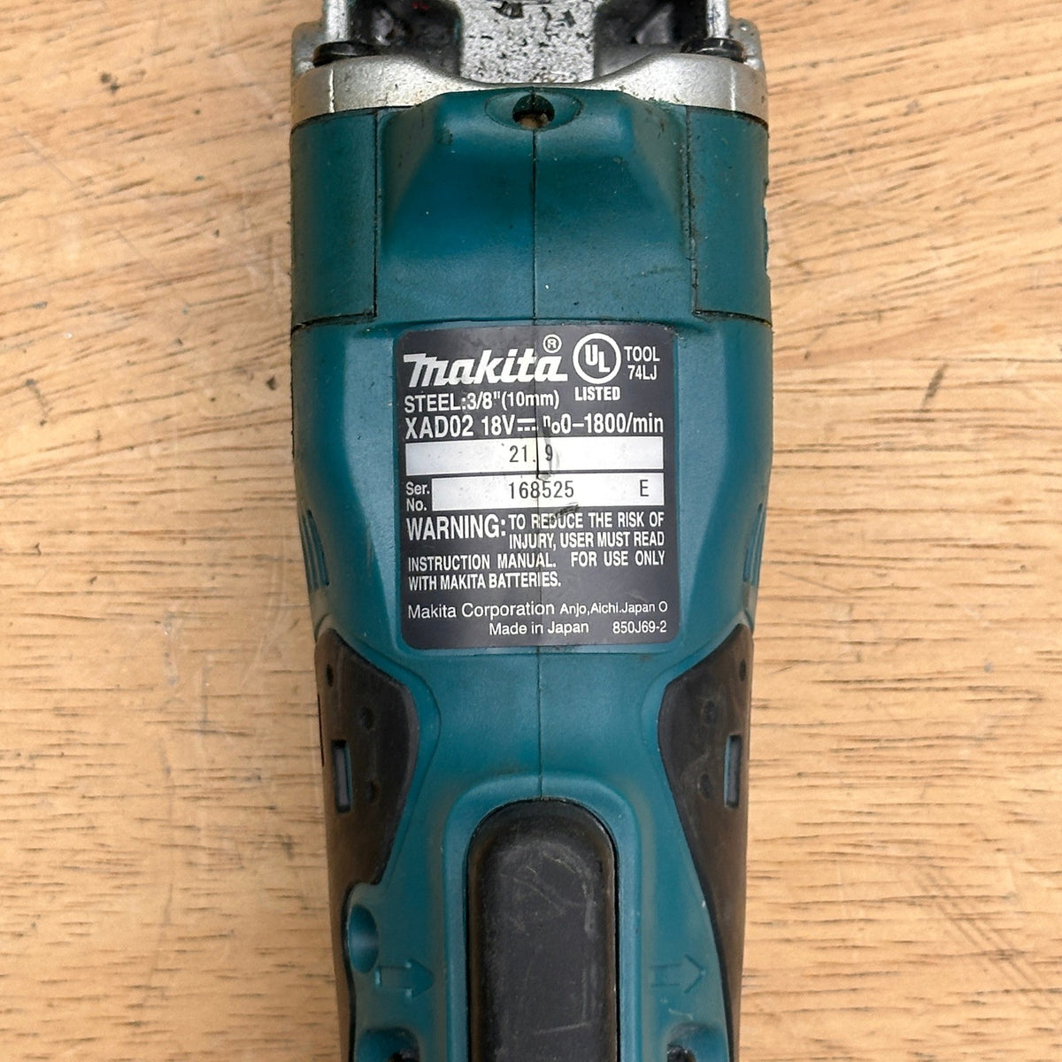 Makita XAD02 18V Lithium‑Ion Cordless 3/8" Angle Drill Tool Only
