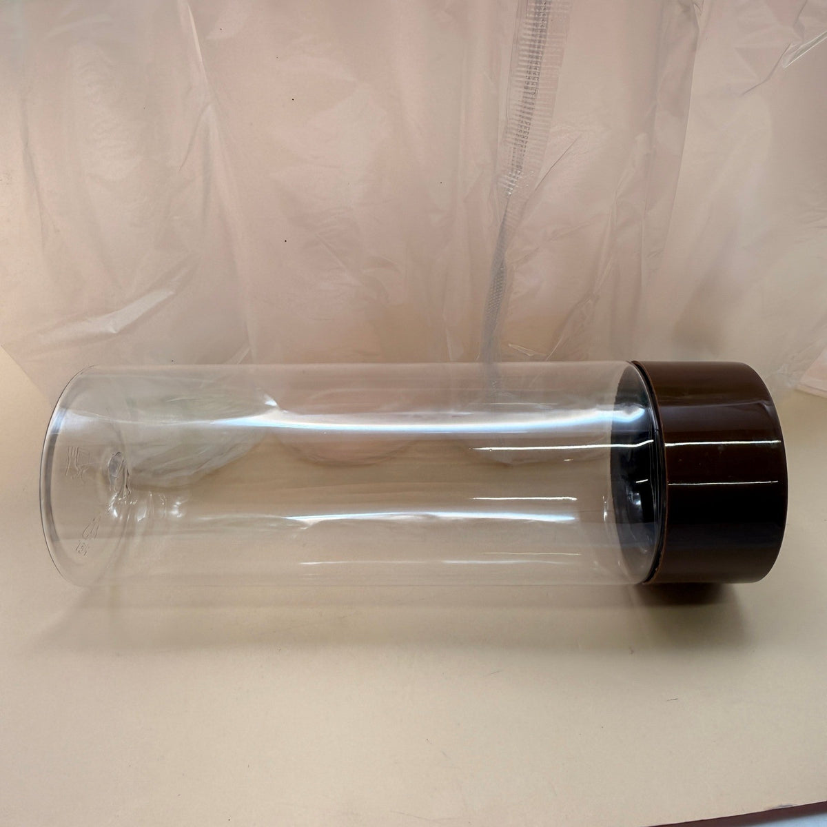 Set of 16 FARQAN Sensory Bottles with Lids 13.5 oz Leakproof Clear Plastic Reus