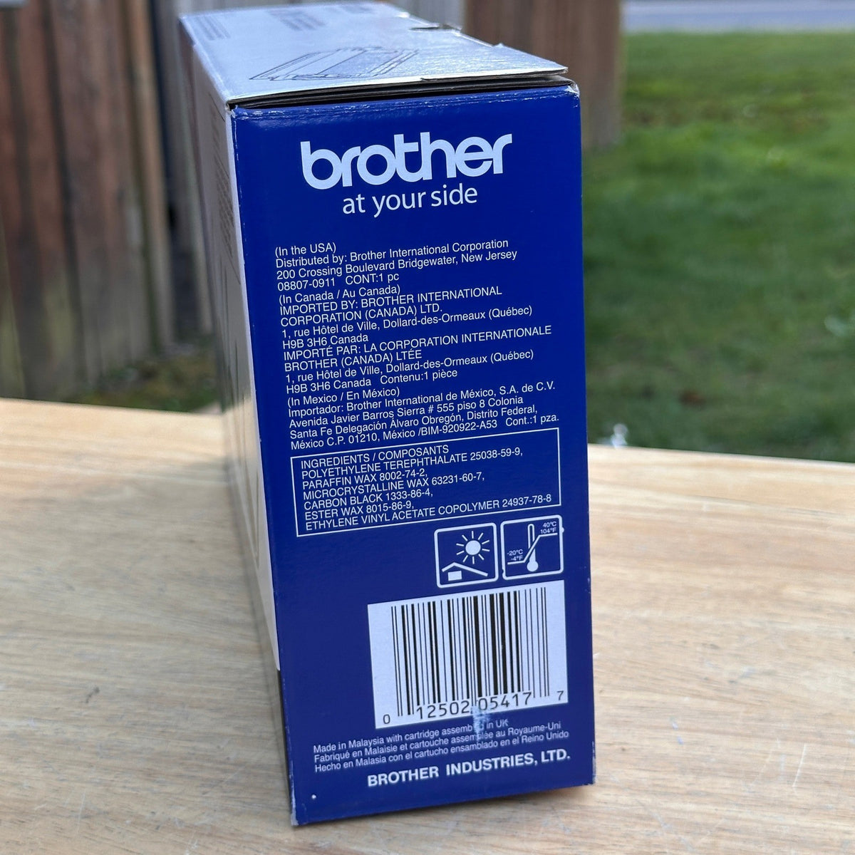 Genuine Brother PC-201 Printing Cartridge Black