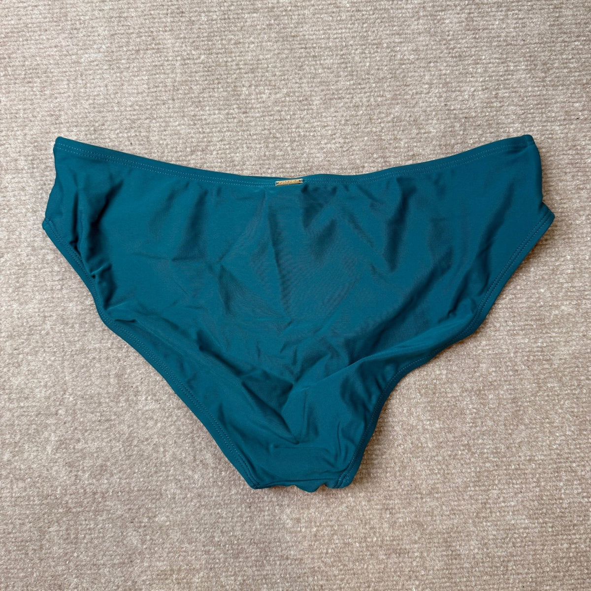 MSRP $24 Zmart Women's M Full Coverage Bikini Bottom Mid Rise Bathing Suit Swim
