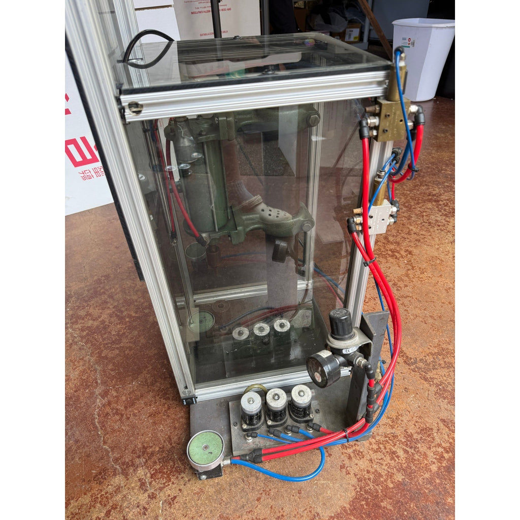 Air-Mite Model 40 Pneumatic Air Press 400 lbs Benchtop Punch Arbor Stamping Val