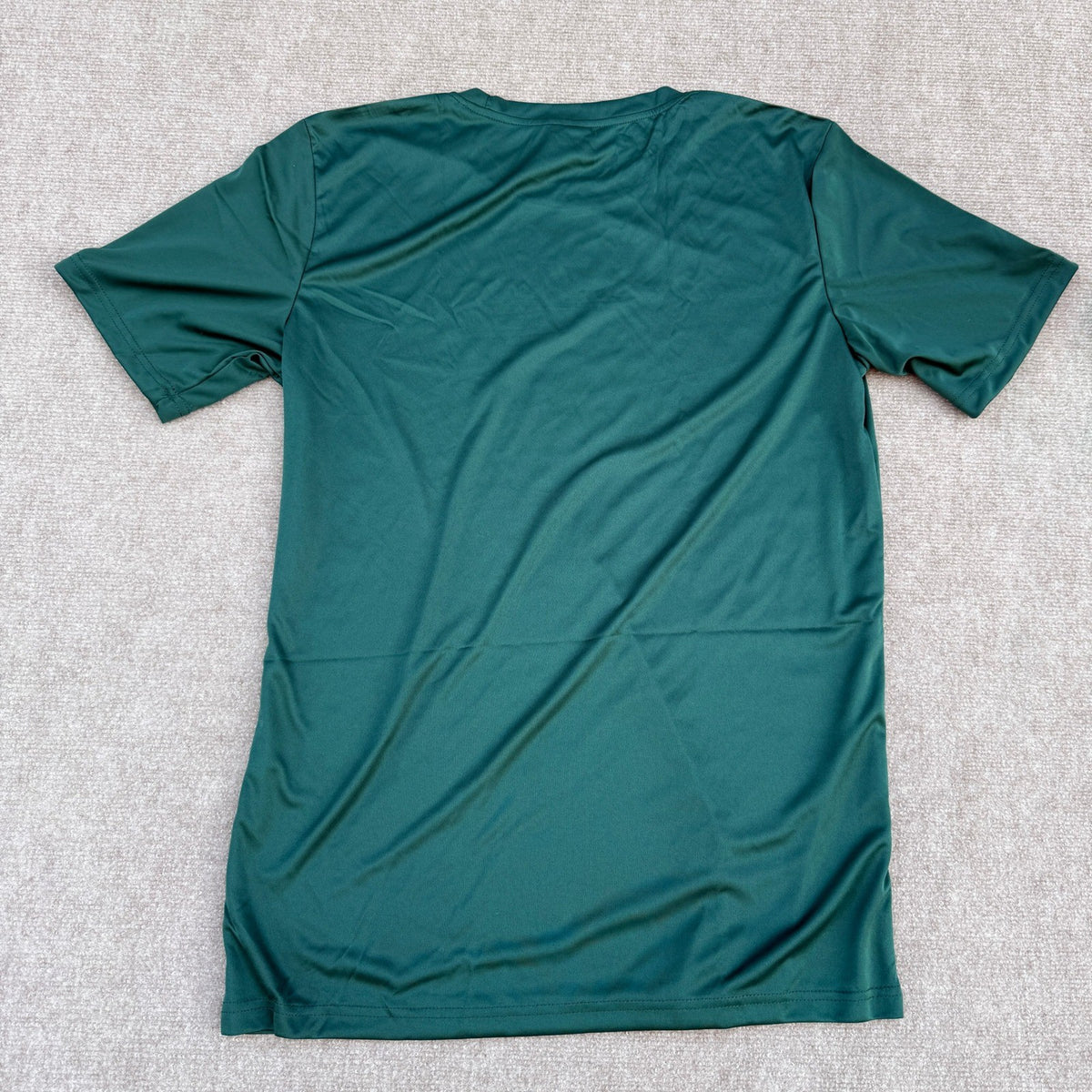 SWOTHONE Men's L Forest Green Big and Tall Short Sleeve T-Shirt Moisture Wickin