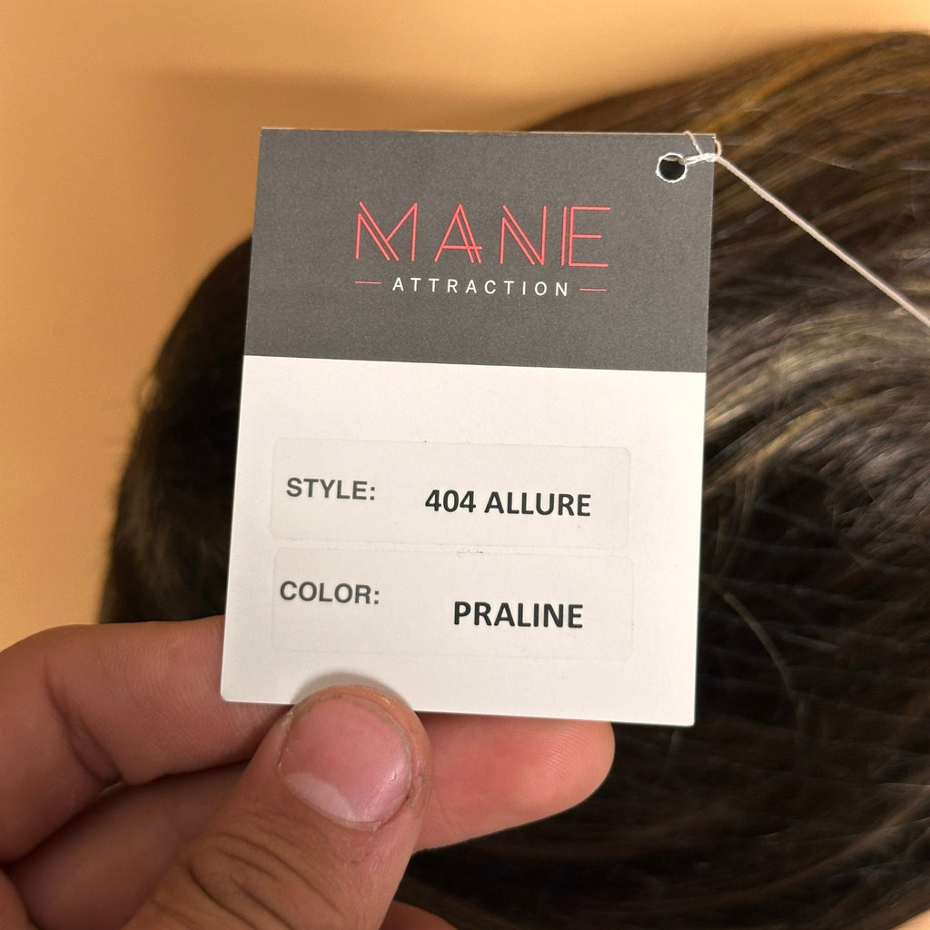 NWT Mane Attraction 404 Allure Praline Synthetic Full Wig