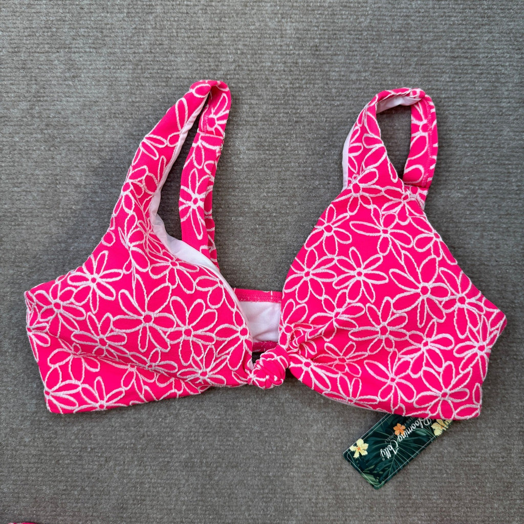 MSRP $31 Blooming Jelly Women's L High Waisted Bikini Set Cheeky Two Piece