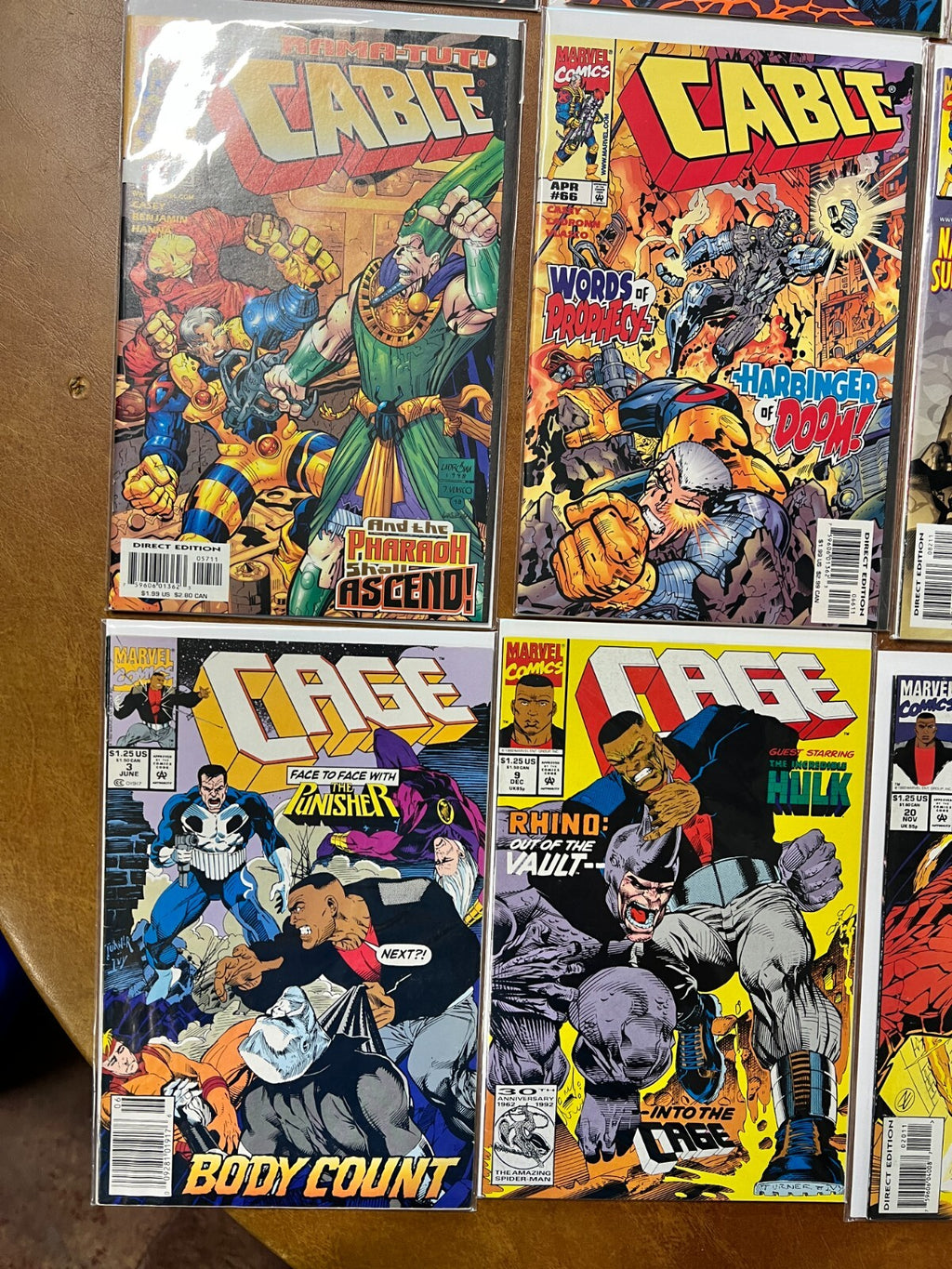 Lot of 12 | Marvel Comics | Iron Man | Cable | Cage