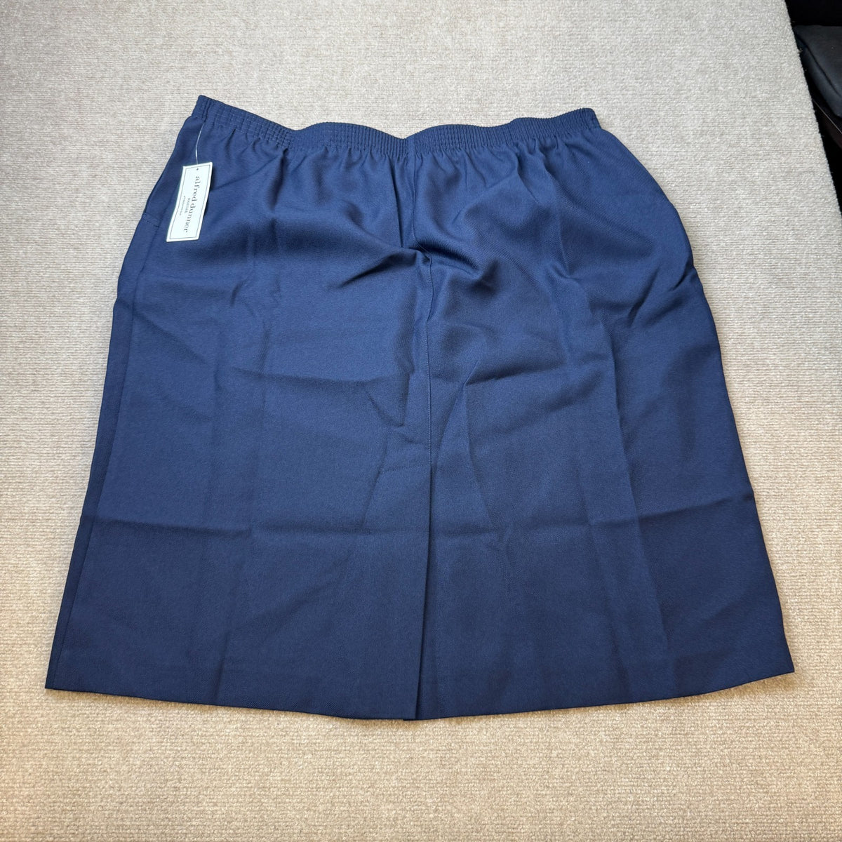 MSRP $42 Alfred Dunner Womens 22W, 24W Navy Suiting Pencil Skirt