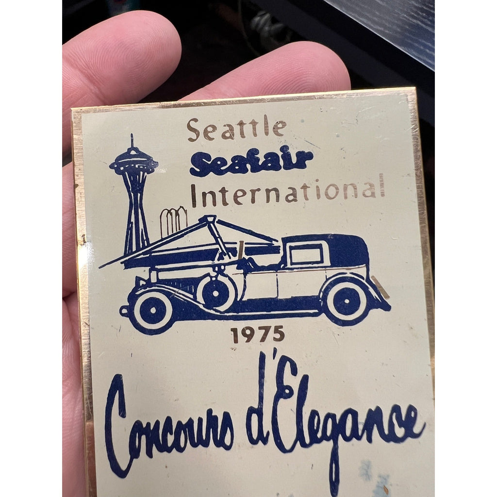 1975 BSA Seattle Seafair International Concourse d'Elegance Metal Plate