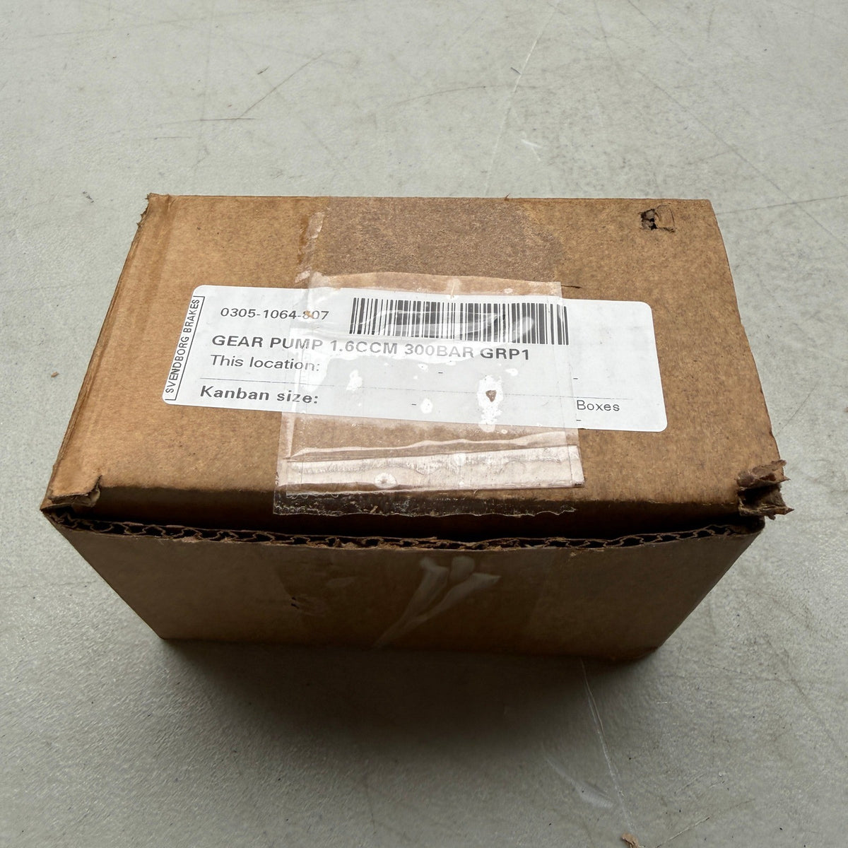 Svendborg Brakes Hydraulic Gear Pump CBT-F201.6Z CW Right Rotation 1.6CCM 300