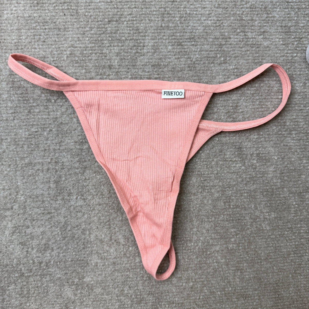 FINETOO 10 Pack Women's S G-String Thongs Cotton Panties Stretch T-back Tangas