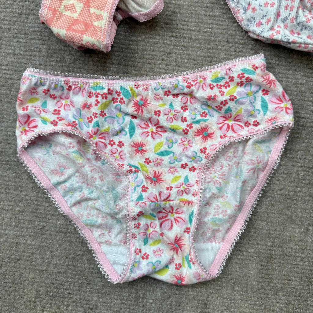 Hbhpov 12pcs Toddler Girls' 3-4T Cotton Panties Baby Soft Assorted Briefs Under