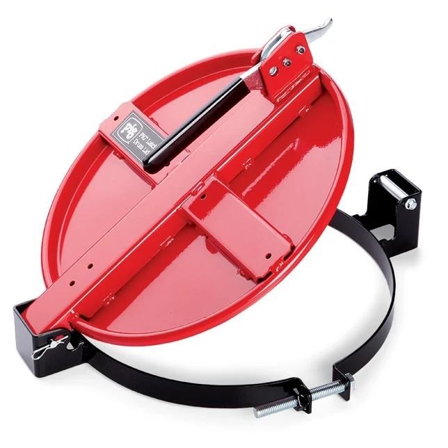 Pig DRM167 Latching Drum Lid Red For 5 to 16 Gal 14.88" W x 18.88" L x 5.63"