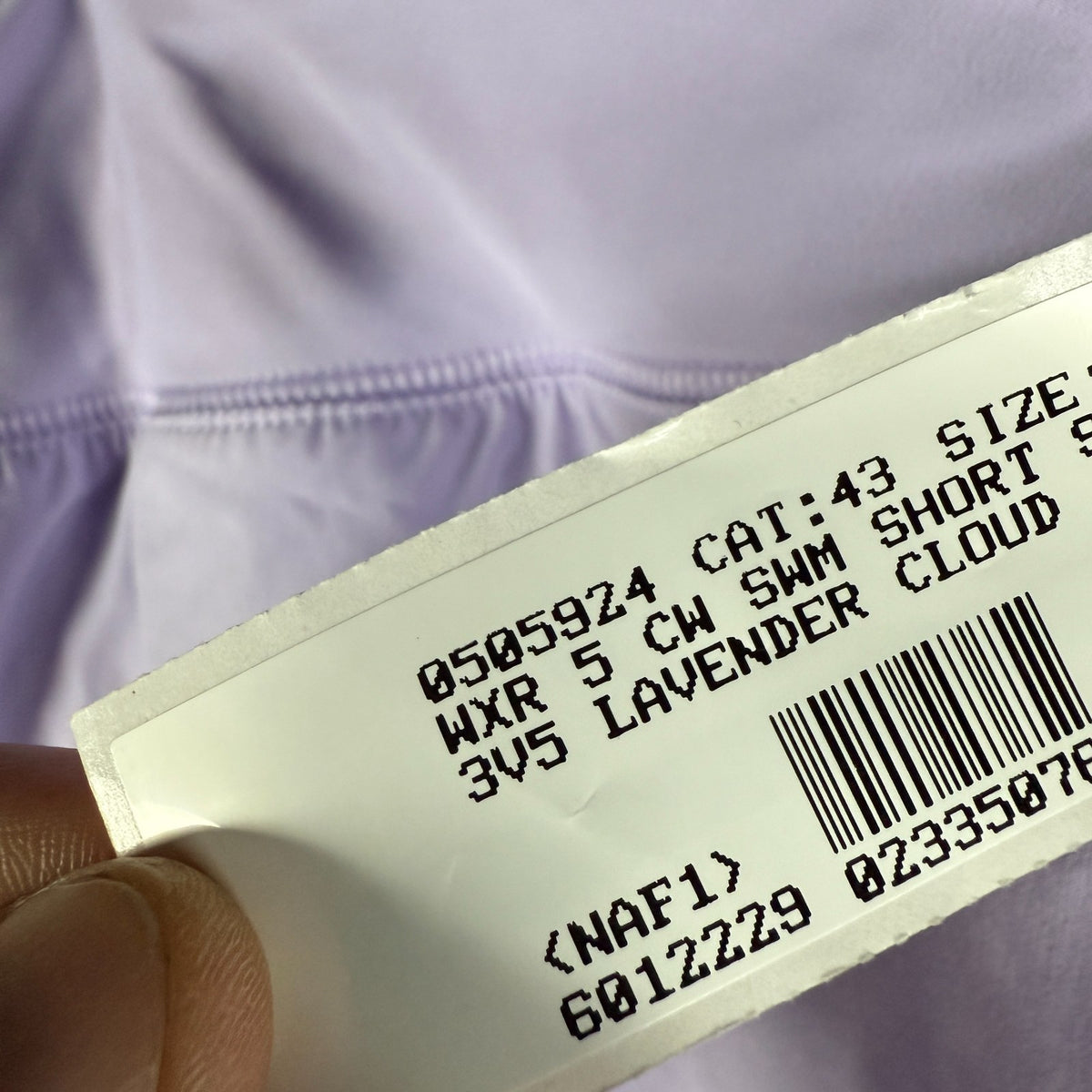 Lands' End Women's 14, 14-18W SunShade UPF 50 5" Board Shorts w/ Panty Lavender