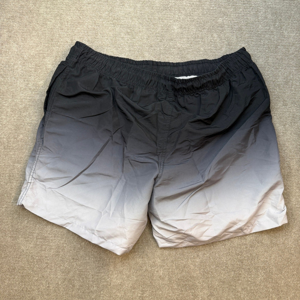 MADHERO Men's XL Swim Trunks Swimming Shorts Bathing Suit with Mesh Liner Black