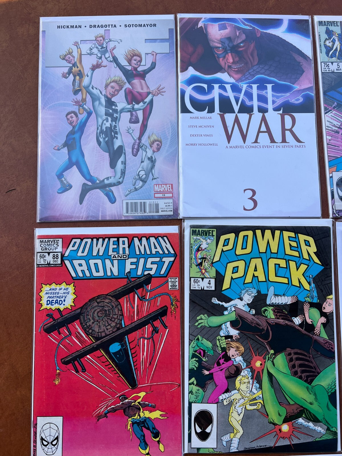 Lot of 9 Marvel Comics Civil War,Power Pack,Force Works,Amazing Fantasy,Hercules