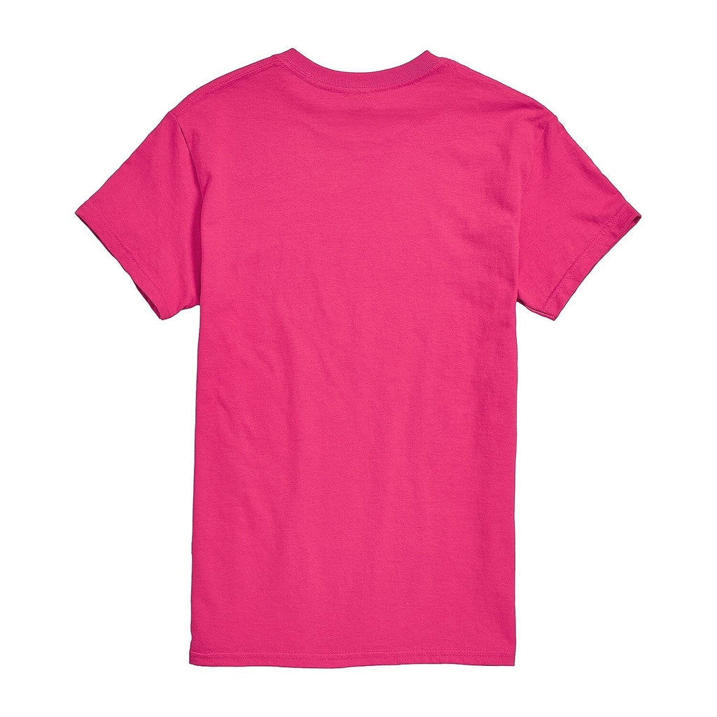 Gildan Womens Juniors 2XL Magenta Hoppy Easter Cute Dog Print T-Shirt Short Slee