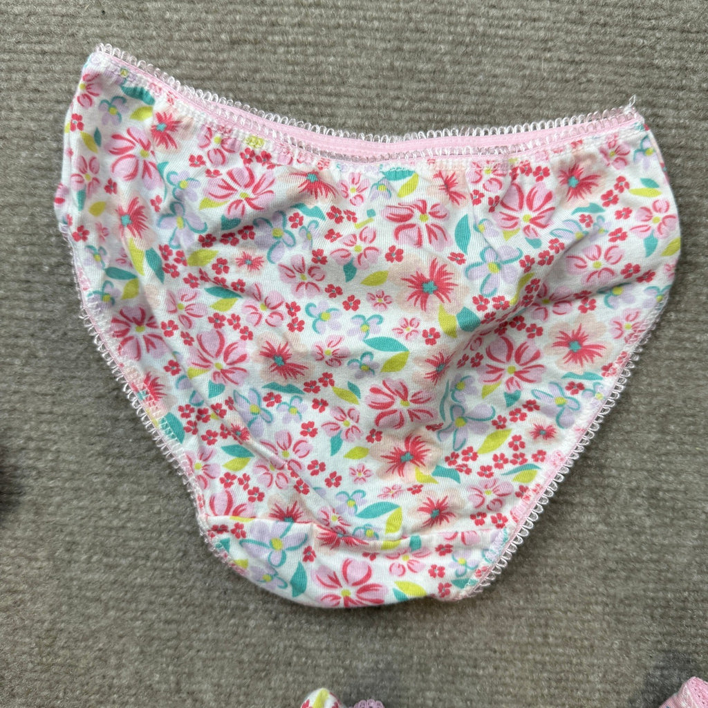Hbhpov 12pcs Toddler Girls' 3-4T Cotton Panties Baby Soft Assorted Briefs Under