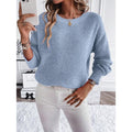 MSRP $40 NIeyook Women's S Oversized Sweater Crew Neck Long Balloon Sleeve