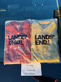Lands' End Polo Pack of 2 – Men's Supima Cotton Long Sleeve Shirt Size L/T 42-44