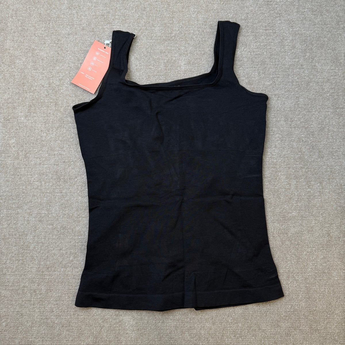 MSRP $19 EUYZOU Women's XL Tummy Control Shapewear Tank Top Seamless Sq