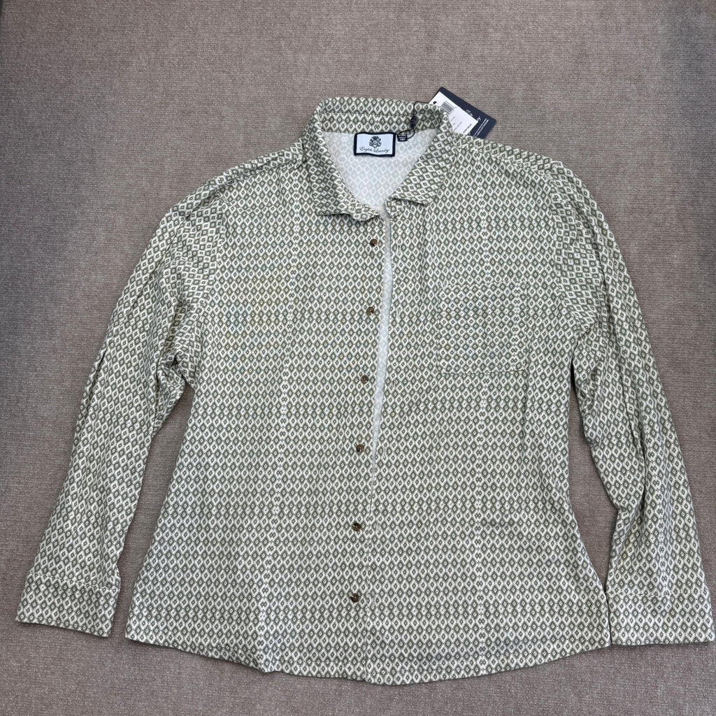 MSRP $88 English Laundry Men's XXL Aztec Sage Long Sleeve Button Up Shirt
