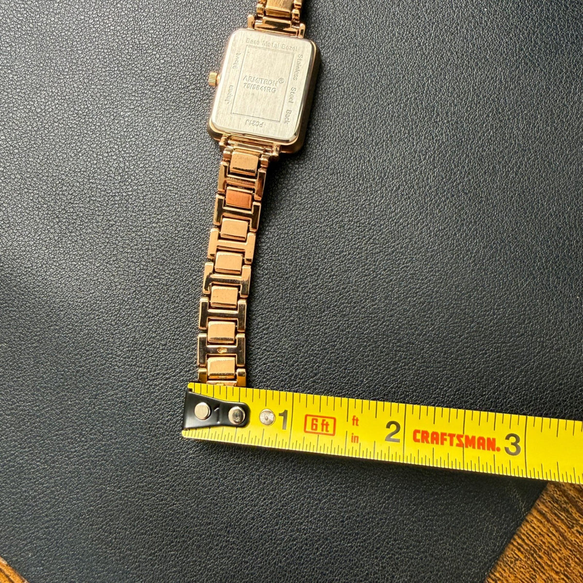 Armitron 75/5841RG Women's Crystal Accented Rose Gold Bracelet Watch New Batter