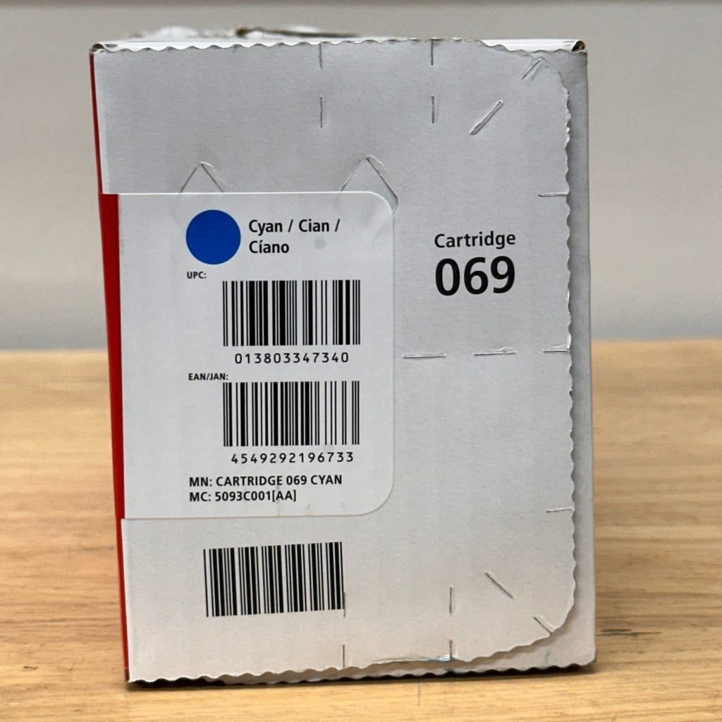 Canon 069 Cyan Toner Cartridge 5093C001 LBP674C MF750C Series DAMAGED BOX