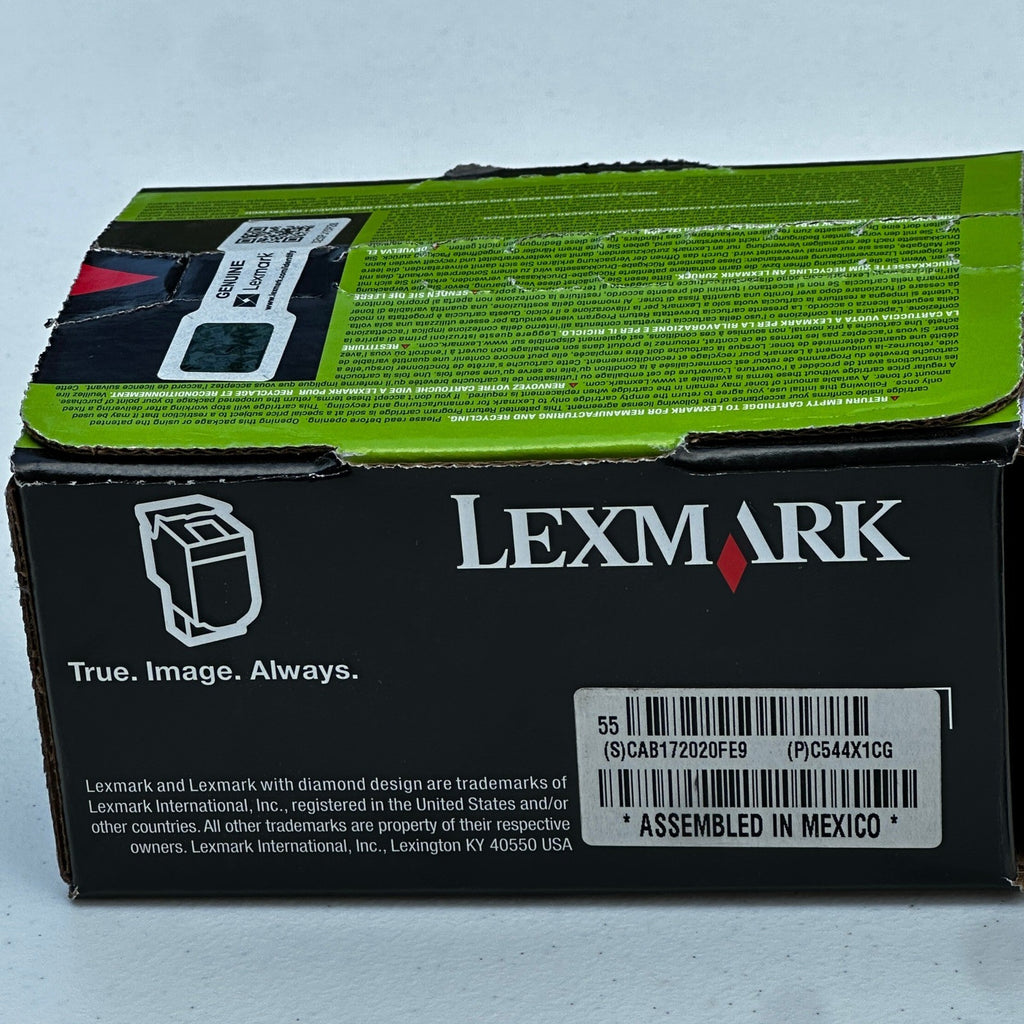 Set of 2 Lexmark C544X1CG Cyan Extra High Yield Toner Cartridge