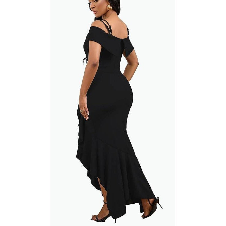 MSRP $52 TDiooCor Women's S Sexy Elegant Formal Dress Sleeveless Wedding Gues