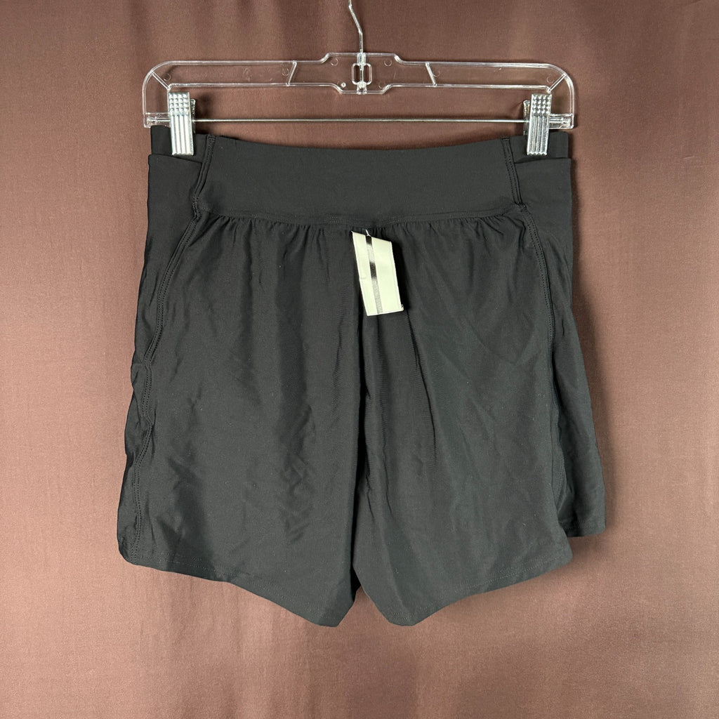 Linea Aqua Women's XS-S, XS-S LONG Swim Board Shorts With Panty Black