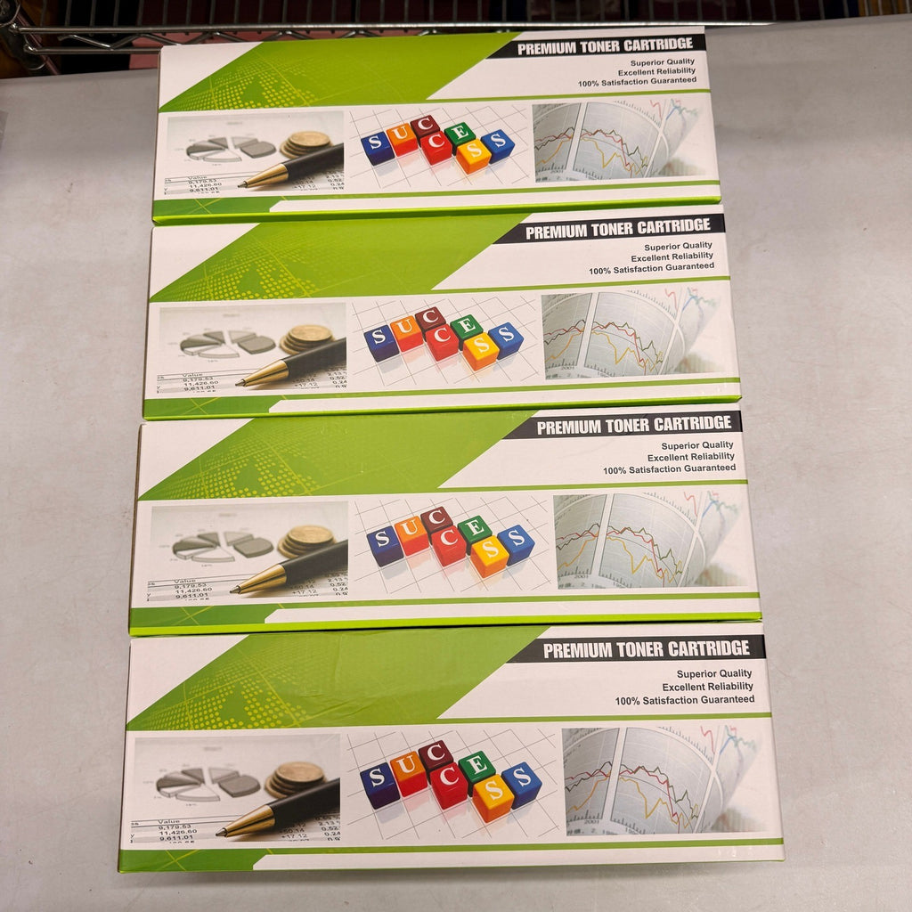 Set of 4 Premium Printer Toner Cartridge AP-HF410, 411, 412, 413 EXP 10/2027 Bla