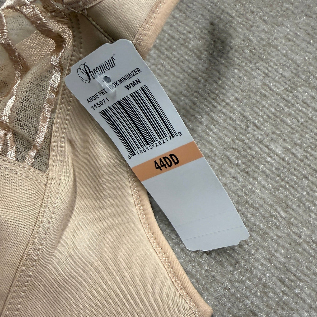 NWT Paramour Angie 115071 44DD Warm Nude Front Close Minimizer