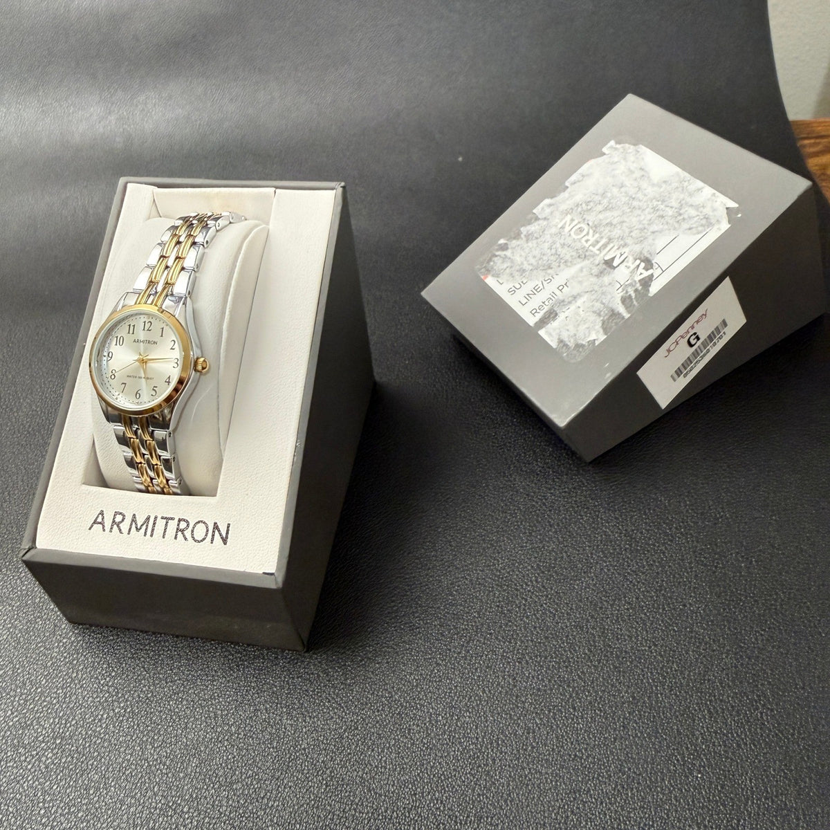 Armitron Women's 75/5304TTB Two Tone Easy to Read Bracelet Watch New Battery