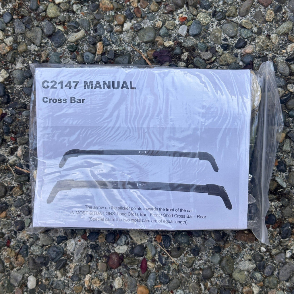 Snailfly C2147V01 330 lb Roof Rack Cross Bars for 2021-2026 Jeep Grand Cherokee