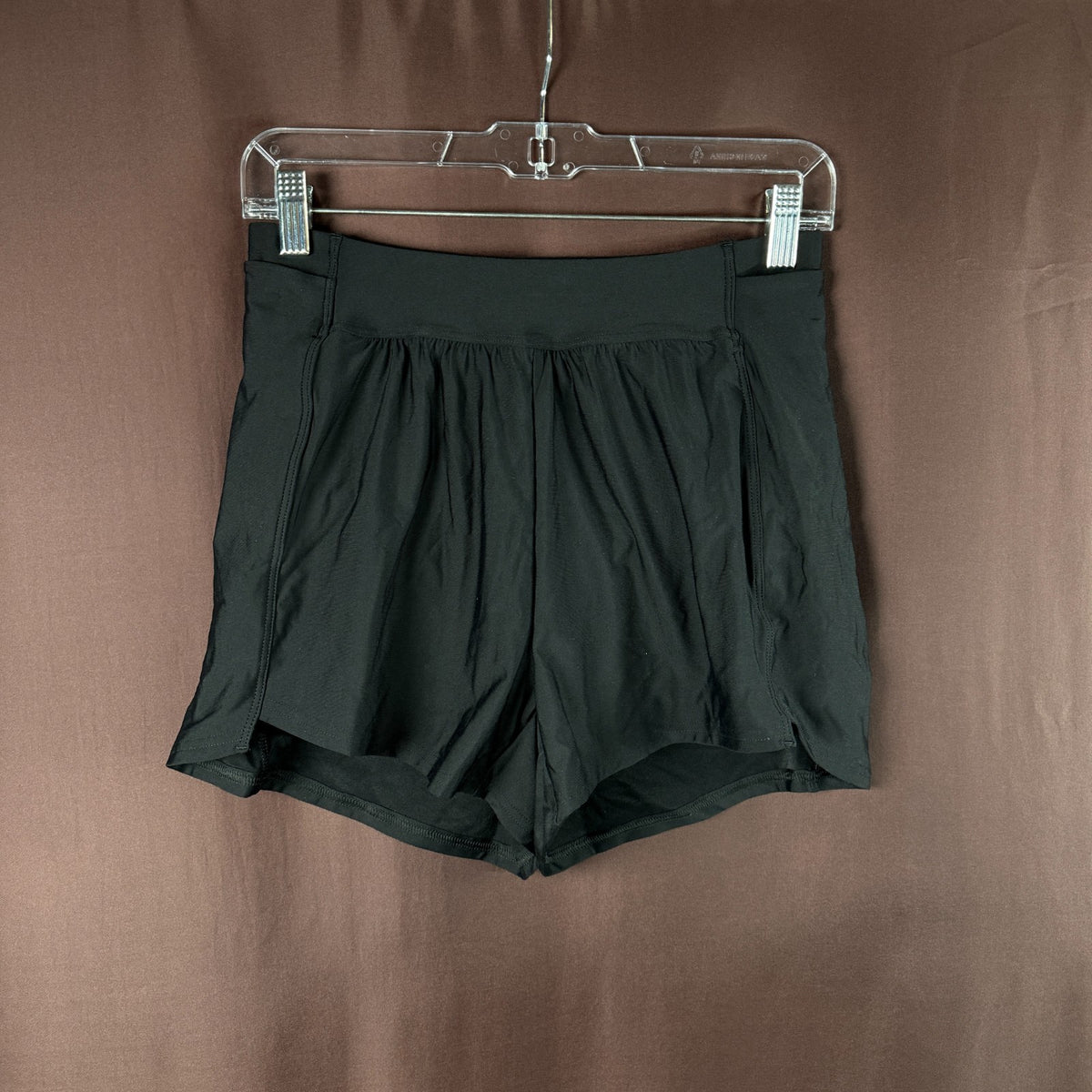 Linea Aqua Women's XS-S, XS-S LONG Swim Board Shorts With Panty Black