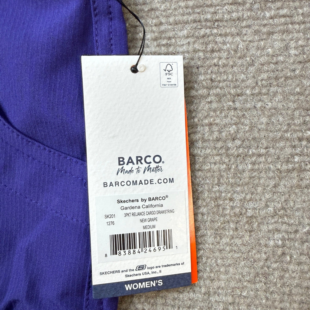 NWT Skechers Sk201 Womens M New Grape Reliance 3-Pocket Mid-Rise Pants Cargo