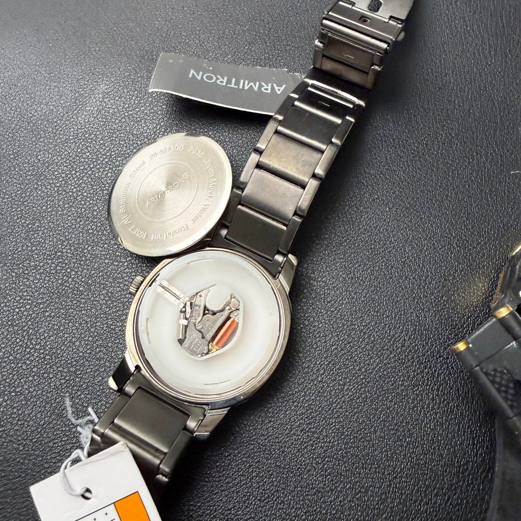 Set of 6 Armitron Men's Watches Analog & Digital Mix BROKEN FOR PARTS